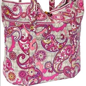 “Vera” Tote in Paisley Meets Plaid